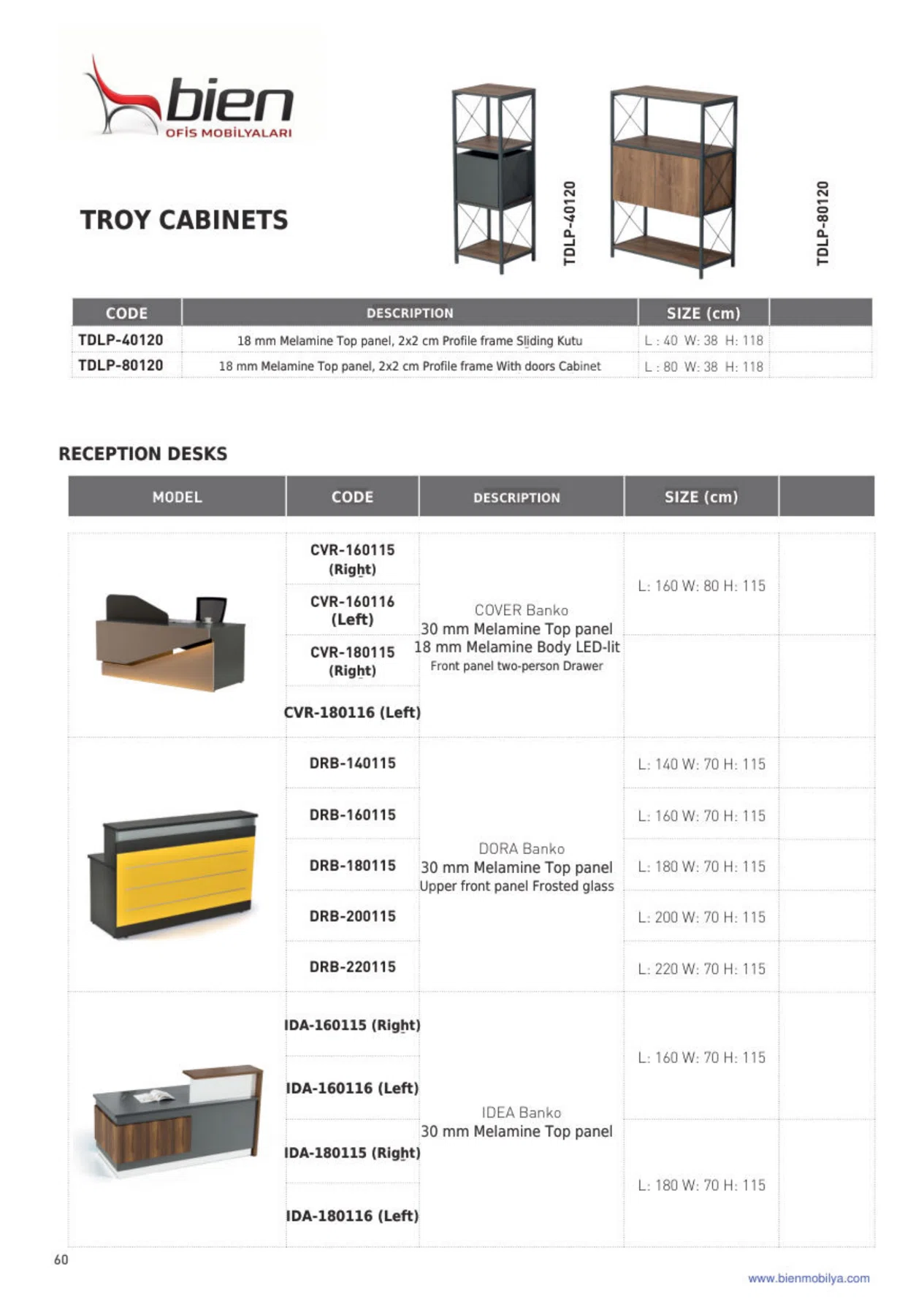Bien TROY TDLP-40120 Dolap · Görsel 2
