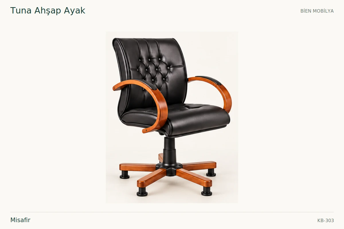 Bien Tuna Ahşap Ayak Misafir