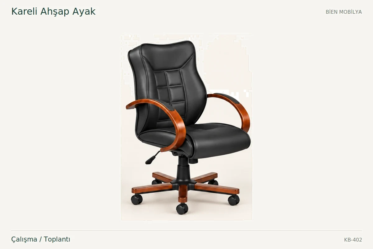 Bien Kareli Ahşap Ayak Work / Meeting