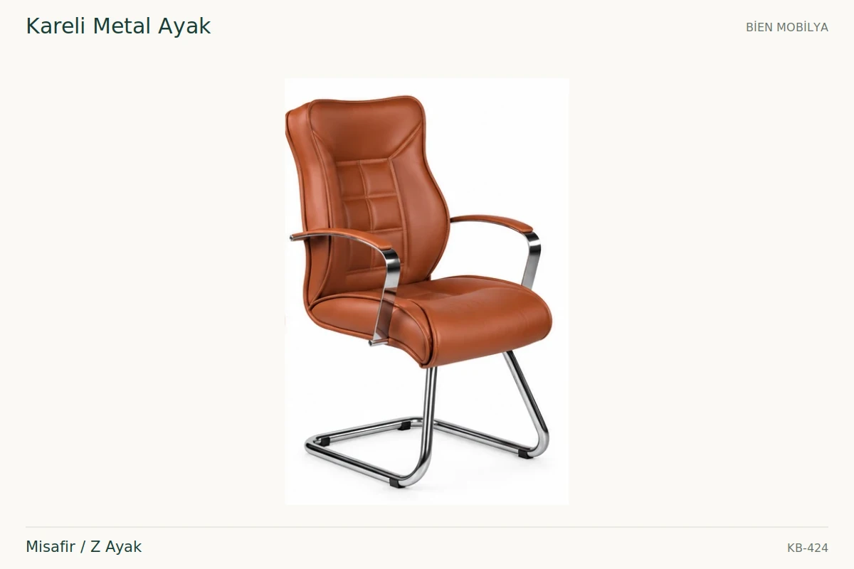 Bien Kareli Metal Ayak Misafir / Z Ayak