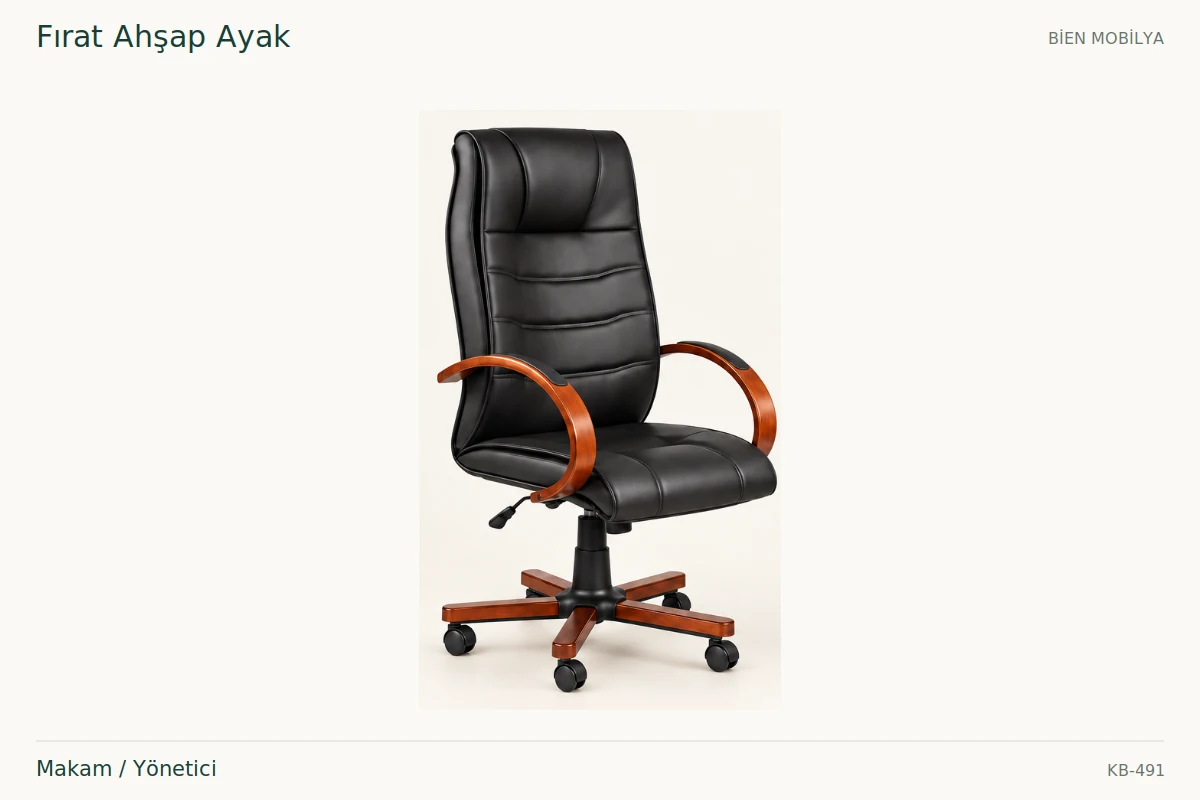 Bien Fırat Ahşap Ayak Makam / Yönetici