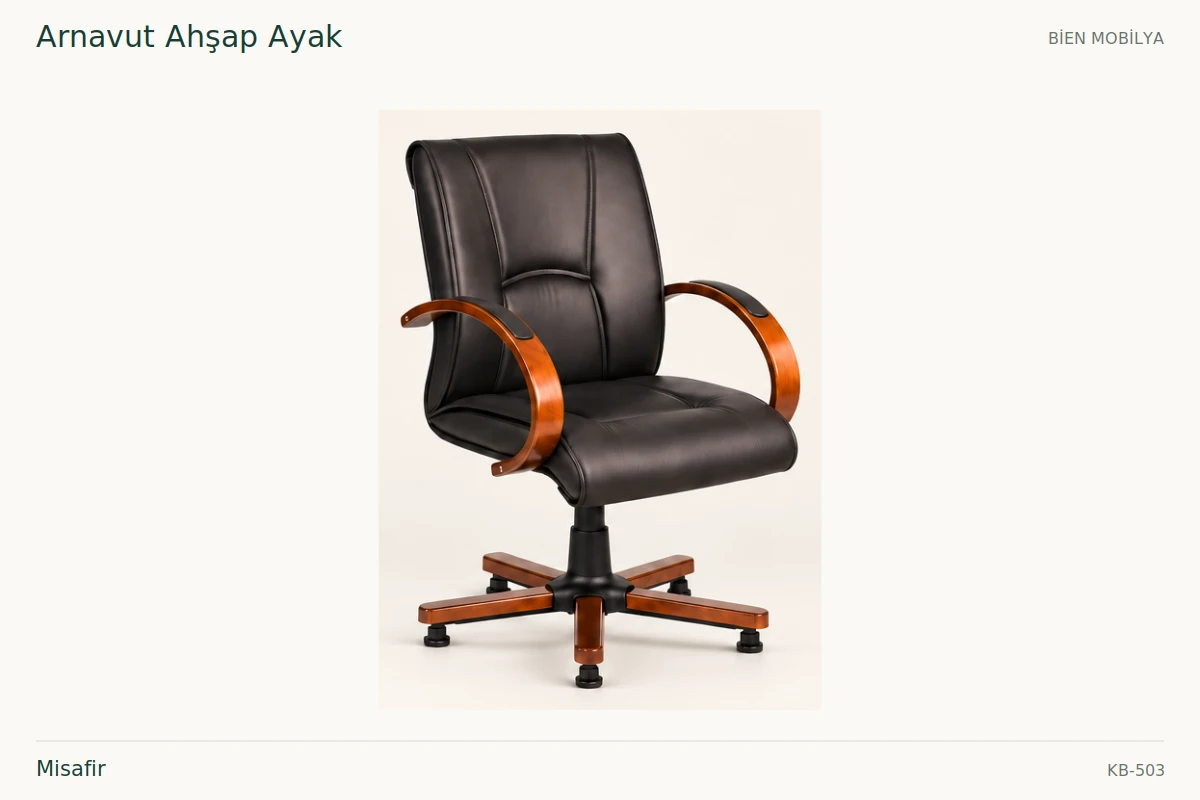 Bien Arnavut Ahşap Ayak Misafir