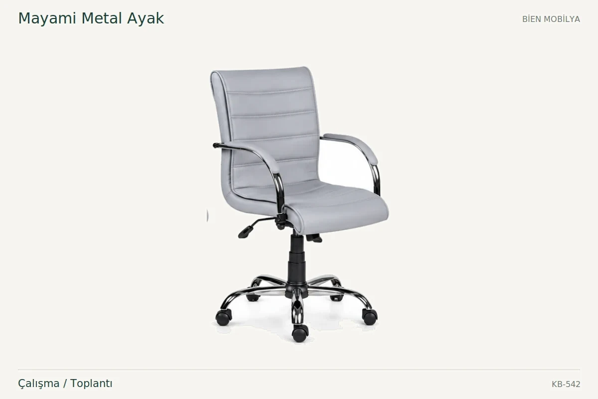 Bien Mayami Metal Ayak Estudio / Reunión