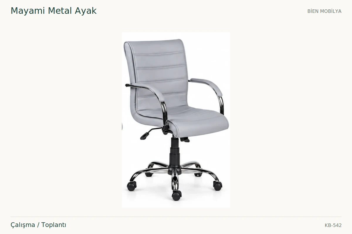 Bien Mayami Metal Ayak Çalışma / Toplantı
