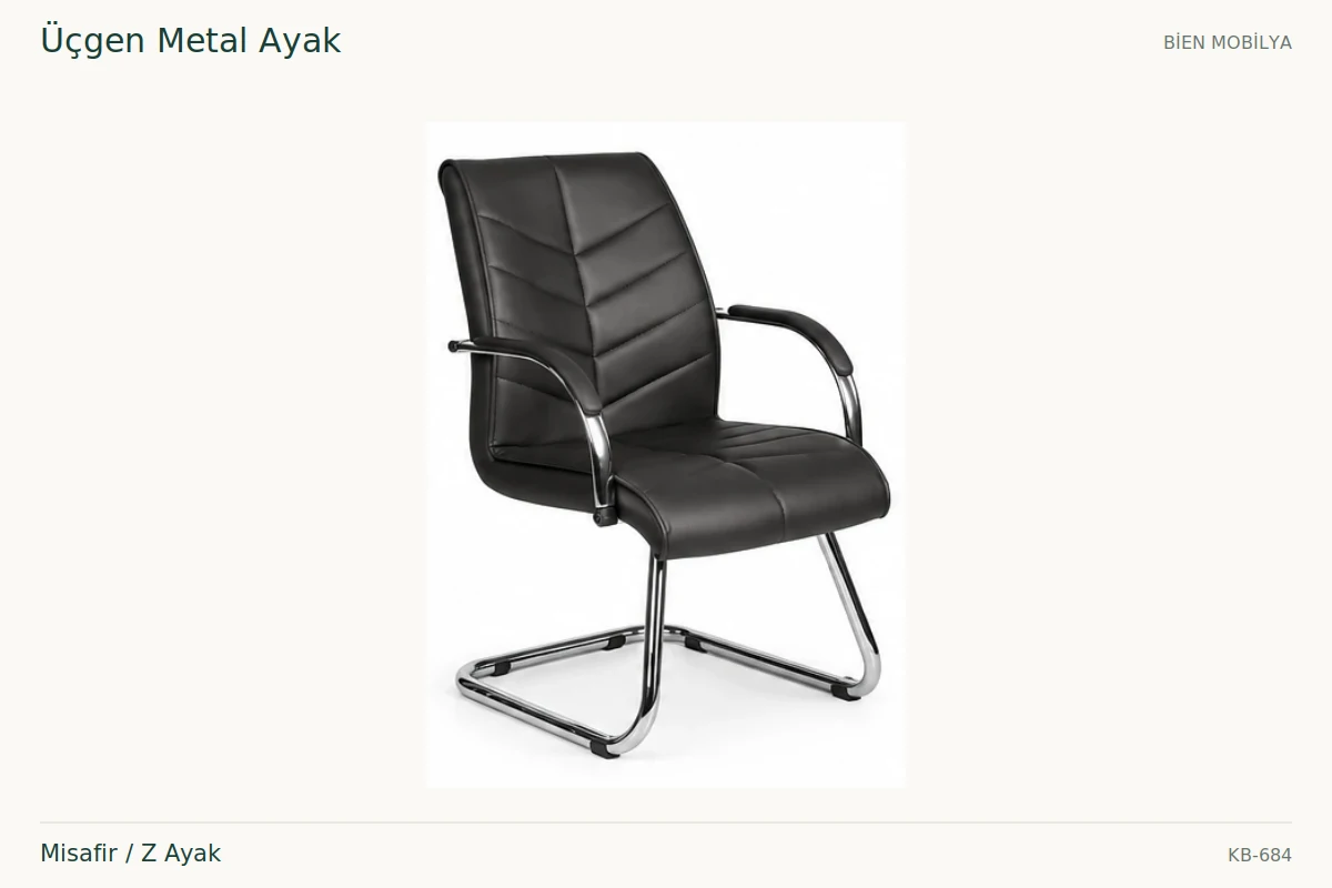 Bien Üçgen Metal Ayak Misafir / Z Ayak