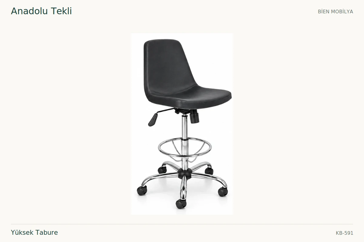 Bien Anadolu Tekli Yüksek Tabure