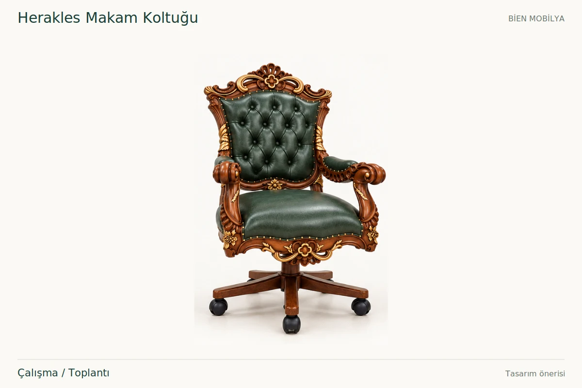 Bien Herakles Makam Koltuğu Çalışma / Toplantı