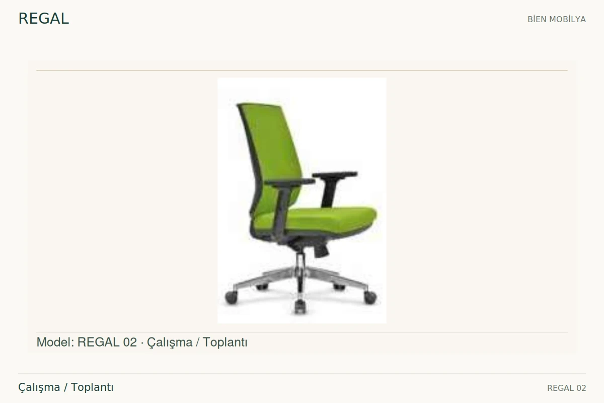 Bien REGAL Çalışma / Toplantı