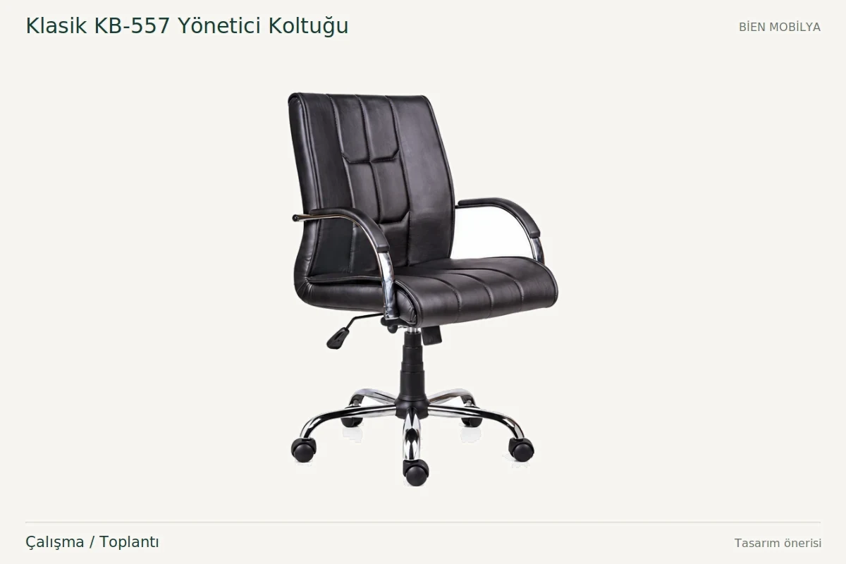 Bien Klasik KB-557 Yönetici Koltuğu Pracovní / Schůzková
