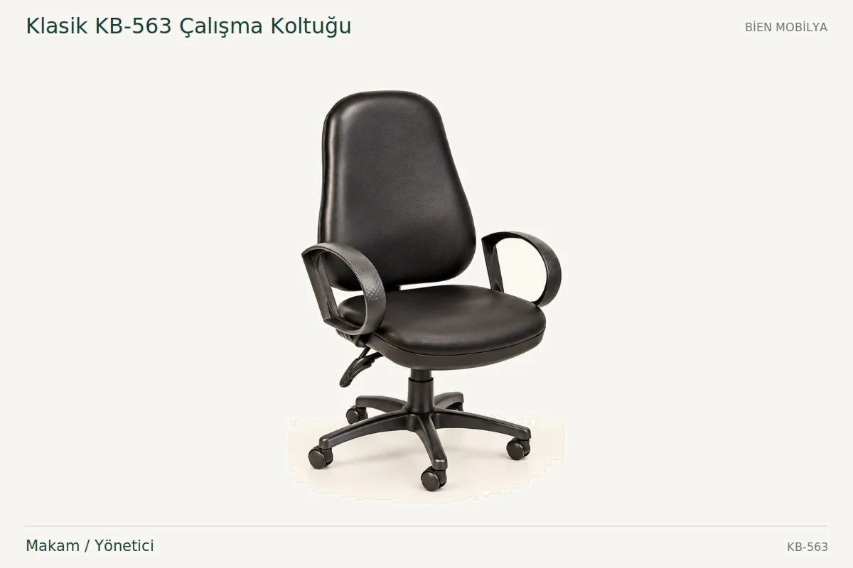 Bien Klasik KB-563 Çalışma Koltuğu İcraçı / Menecer