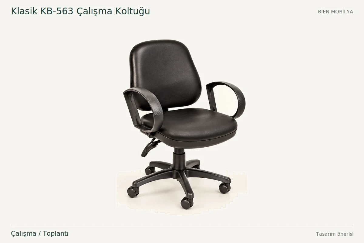 Bien Klasik KB-563 Çalışma Koltuğu İş / Görüş