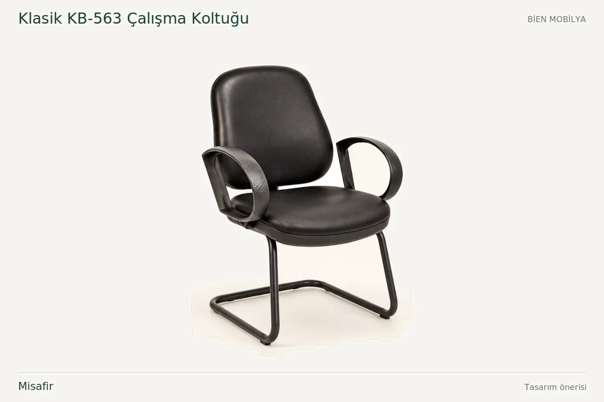 Bien Klasik KB-563 Çalışma Koltuğu Επισκέπτης