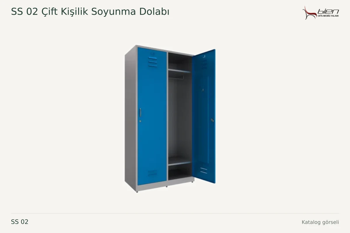 Bien SS 02 Çift Kişilik Soyunma Dolabı