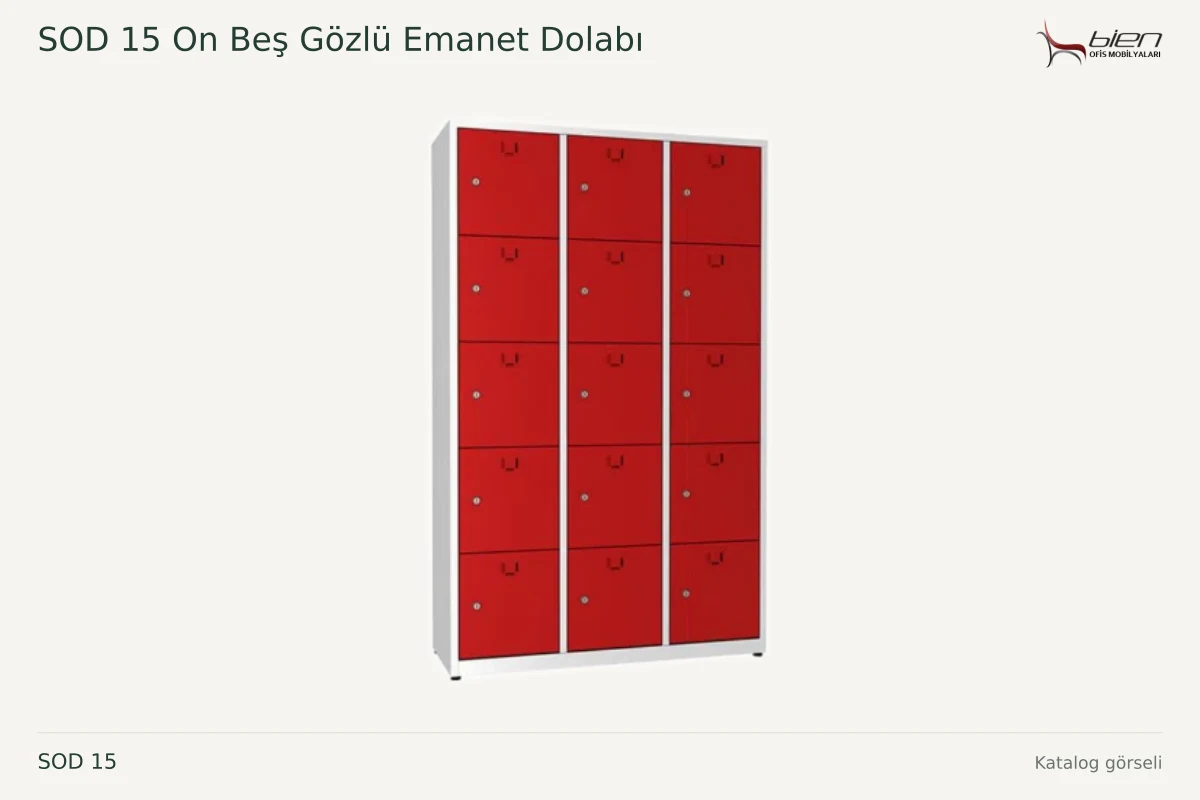 Bien SOD 15 On Beş Gözlü Emanet Dolabı