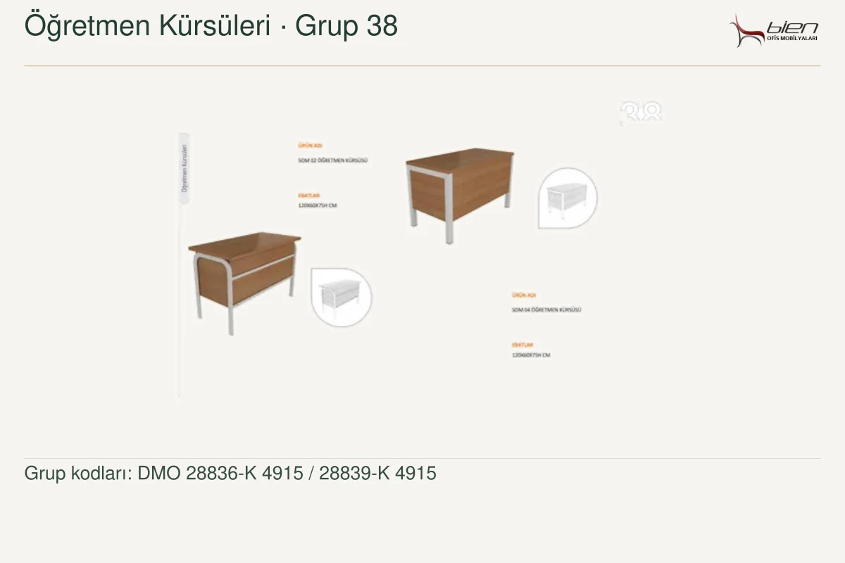 Bien Öğretmen Kürsüleri · Grup 38