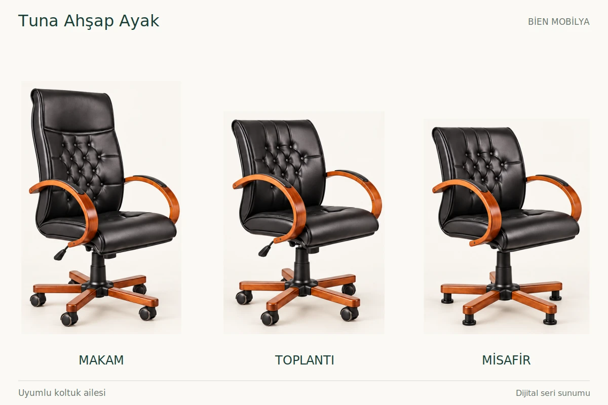 Bien Tuna Ahşap Ayak