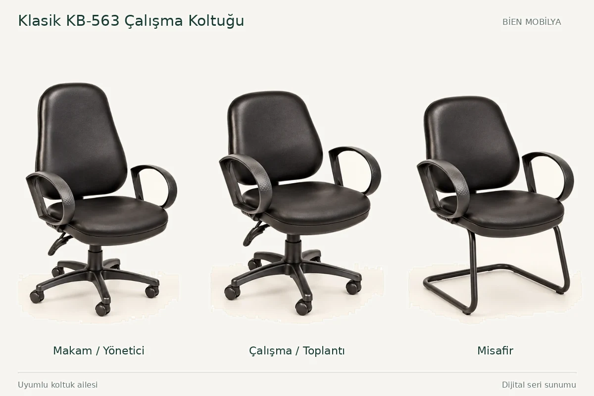 Bien Klasik KB-563 Çalışma Koltuğu