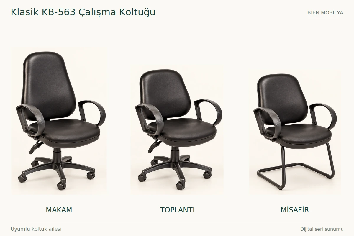 Bien Klasik KB-563 Çalışma Koltuğu
