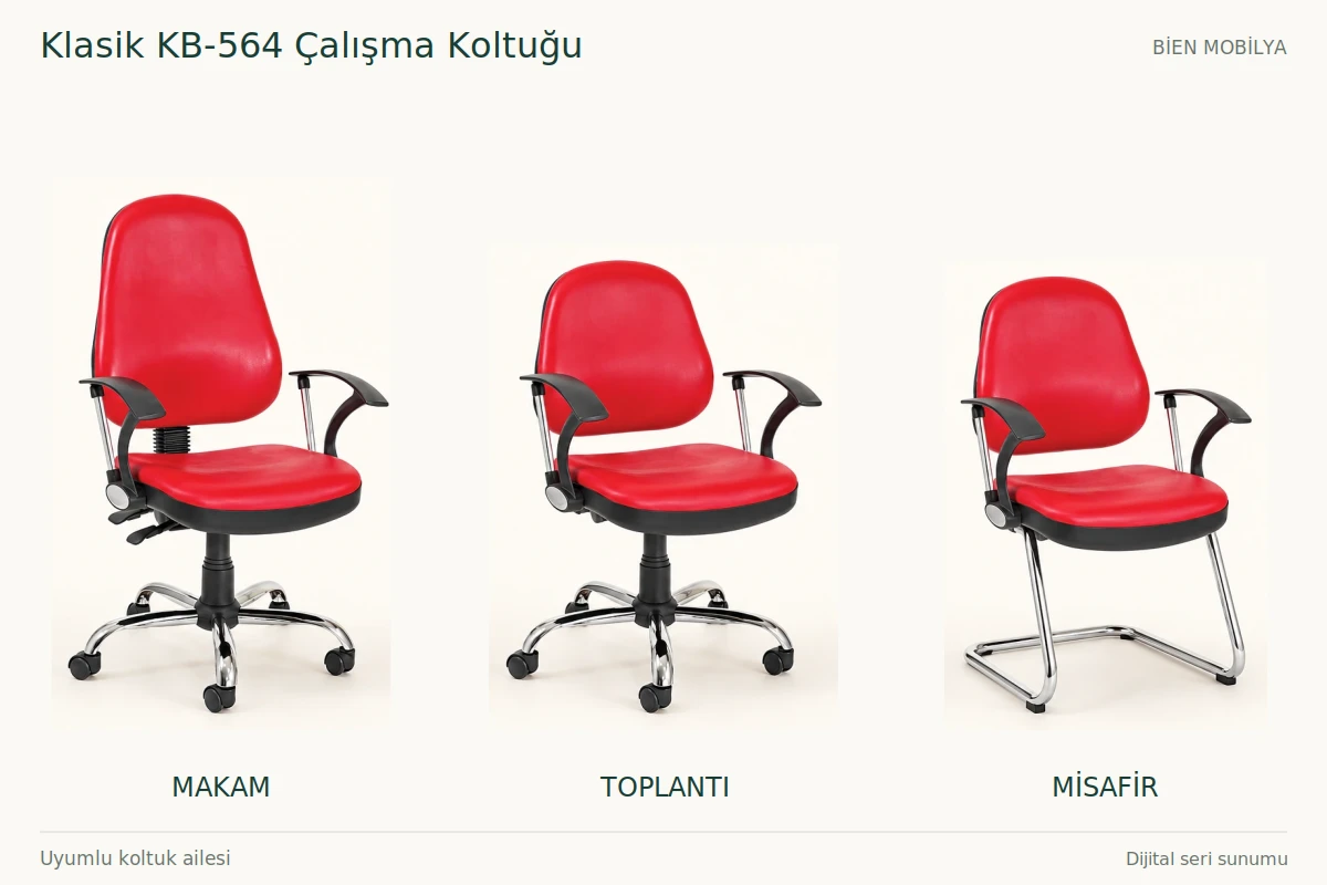 Bien Klasik KB-564 Çalışma Koltuğu