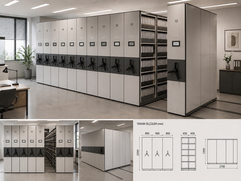Kütüphane, Depolama ve Arşiv Mobilyaları 