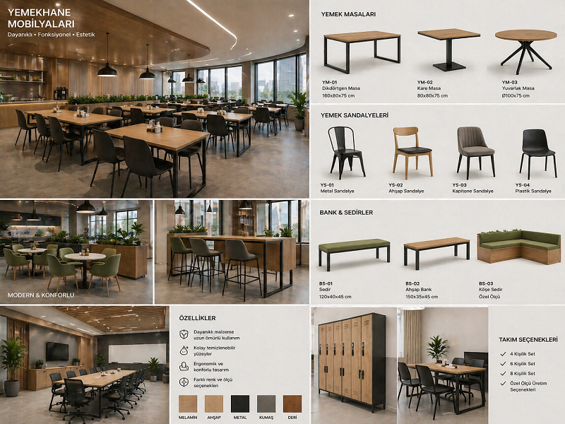 Kurumsal Tamamlayıcı Mobilyalar